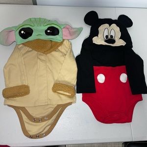Baby Yoda and Mickey Mouse Outfits